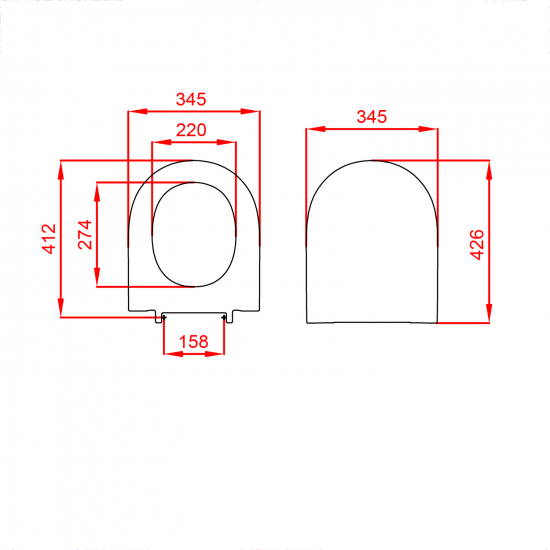 Сиденье для унитаза DINOPLAST Sanita Luxe, Best / Аttica с микролифтом, дюропласт