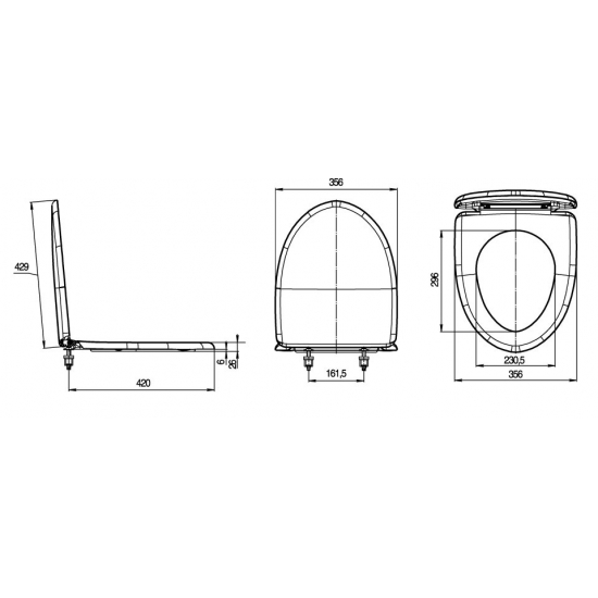 Сиденье для унитаза ИНКОЭР Версия салатовый