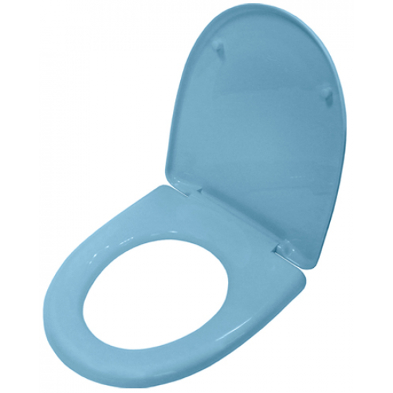 Сиденье для унитаза ИНКОЭР Вест-М голубое