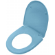 Сиденье для унитаза ИНКОЭР Вест-М голубое