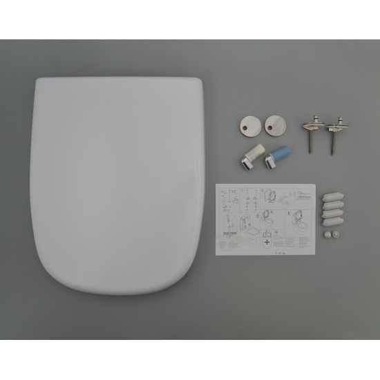 Сиденье для унитаза SANITA LUXE Infinity с микролифтом, быстросъёмное