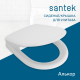 Сиденье для унитаза SANTEK Форум, Алькор 1WH302198 полипропилен