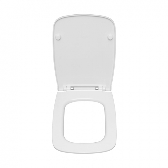 Сиденье для унитаза SANTEK Нео 1WH302450 тонкое с микролифтом, быстросъёмное дюропласт