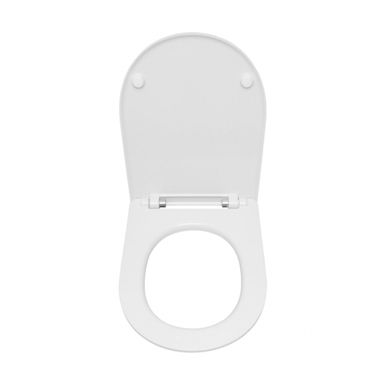 Сиденье для унитаза SANTEK Остин 1WH302485 тонкое с микролифтом, быстросъёмное дюропласт