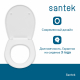 Сиденье для унитаза SANTEK Паллада 1WH302378 дюропласт