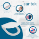 Сиденье для унитаза SANTEK Юнион 1WH501634 тонкое с микролифтом, быстросъёмное дюропласт