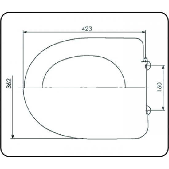 Сиденье для унитаза УКЛАД СУ 78.05.00 Норд