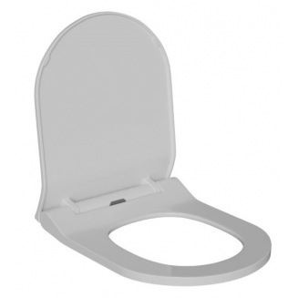 Сиденье для унитаза WAVE Aleo полипропилен, микролифт, белый глянец