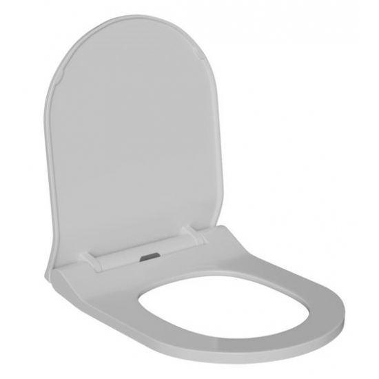 Сиденье для унитаза WAVE Aleo полипропилен, микролифт, белый глянец