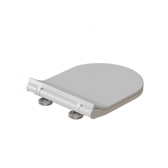 Сиденье для унитаза WAVE Aleo полипропилен, микролифт, белый глянец