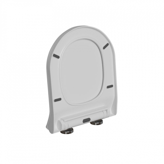 Сиденье для унитаза WAVE Apeks полипропилен, микролифт, белый глянец