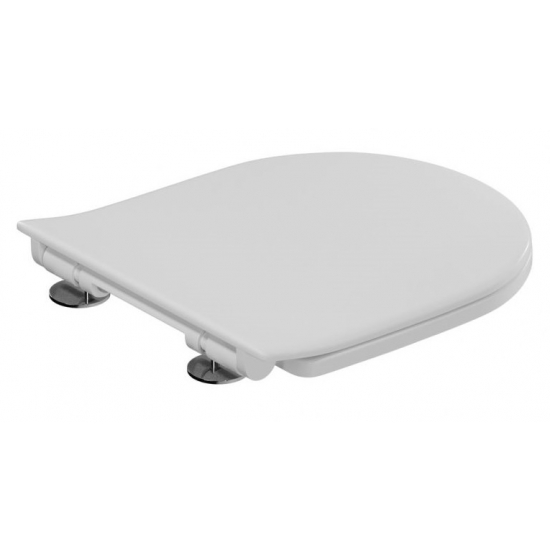 Сиденье для унитаза WAVE Nord полипропилен, микролифт, белый глянец