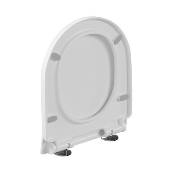 Сиденье для унитаза WAVE Nord полипропилен, микролифт, белый глянец