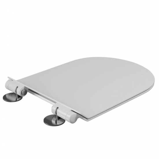 Сиденье для унитаза WAVE Star дюропласт, микролифт, белый глянец