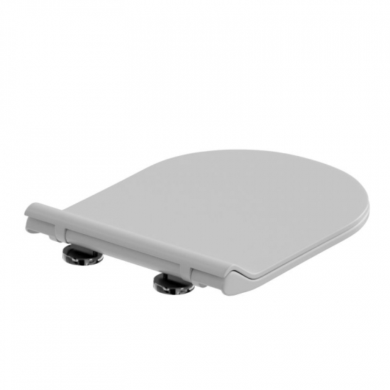 Сиденье для унитаза WAVE Star полипропилен, микролифт, белый глянец