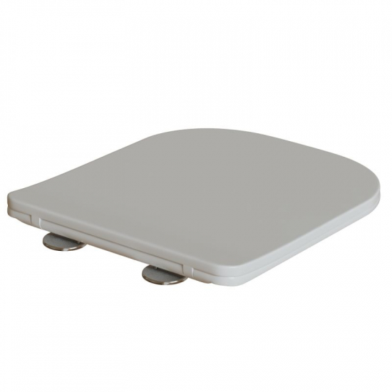 Сиденье для унитаза WAVE Strong дюропласт, микролифт, белый глянец
