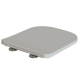 Сиденье для унитаза WAVE Strong дюропласт, микролифт, белый глянец