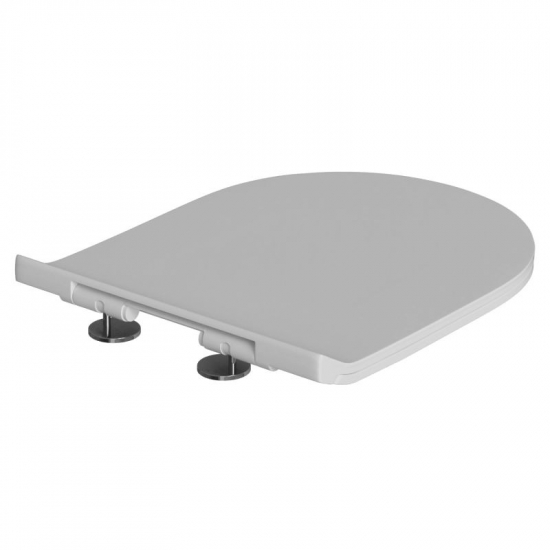 Сиденье для унитаза WAVE Tor полипропилен, микролифт, белый глянец