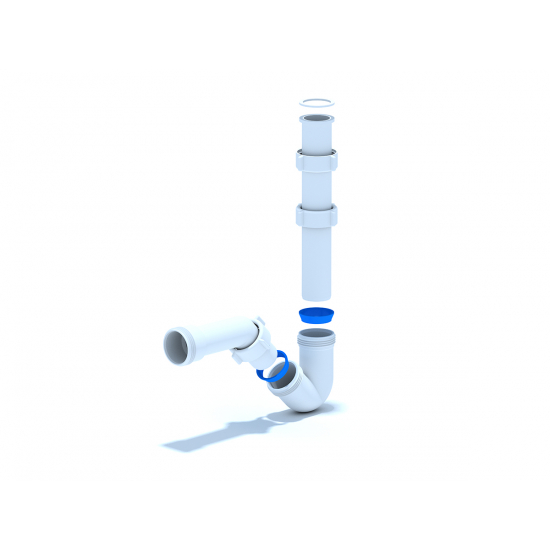 Сифон для биде АНИ ПЛАСТ BD1020 1 1/4*32 без выпуска 