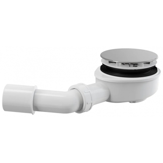 Сифон для душевого поддона ALCA PLAST A491CR заниженный хром