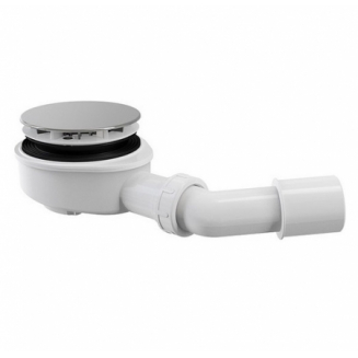 Сифон для душевого поддона ALCA PLAST A491CR заниженный хром