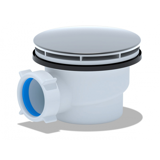 Сифон для душевого поддона АНИ-ПЛАСТ 1 1/2"*90 Е320VAL вальцовка 