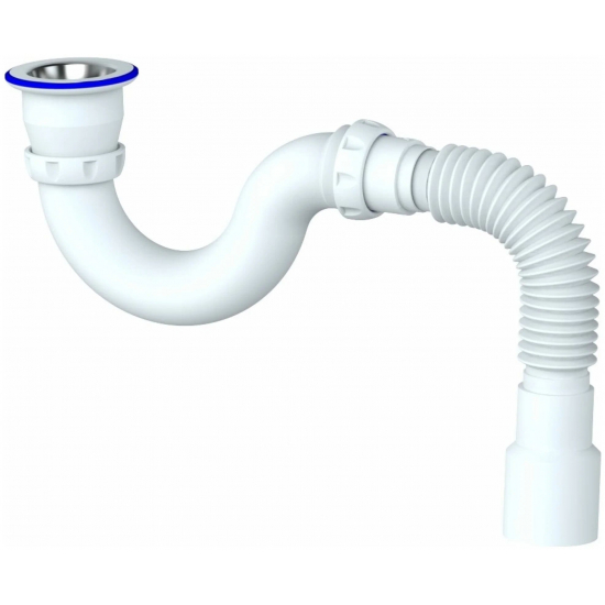 Сифон для душевого поддона UNICORN 50*40 с гофрой 40*40/50 G32 