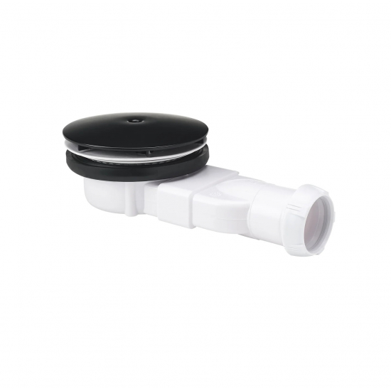 Сифон для душевого поддона WIRQUIN Slim 30722861 чёрный