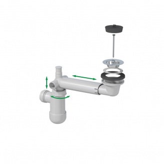 Сифон для раковины АКВАТОН Prevex Preloc 300