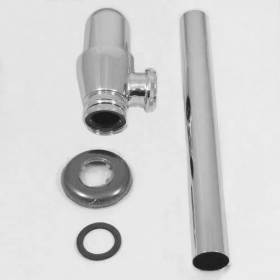 Сифон для раковины  ALCA PLAST Ø32, цельнометаллический, с накидной гайкой 5/4" A431