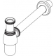 Сифон для раковины  ALCA PLAST Ø32, цельнометаллический, с накидной гайкой 5/4" A431