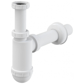 Сифон для раковины  ALCA PLAST Ø40 c накидной гайкой 5/4" А43 
