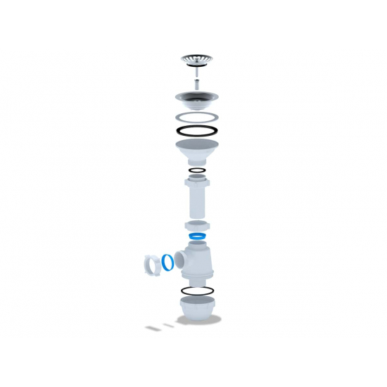 Сифон для раковины АНИ ПЛАСТ 3 1/2"*40 АНИ Грот А0150
