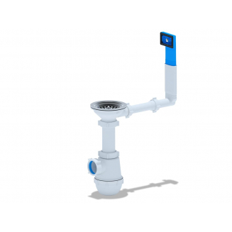 Сифон для раковины АНИ ПЛАСТ 3 1/2"*40 АНИ Грот с жестким переливом А0145