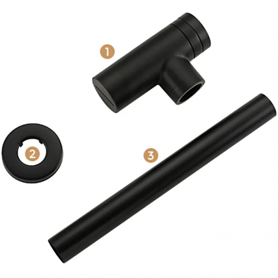 Сифон для раковины FRAP F82-7 чёрный