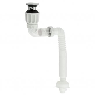 Сифон для раковины САНАКС 4004 с затвором от проникновения запахов