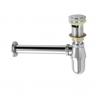 Сифон для раковины САНАКС 8721 32мм автомат с отводом