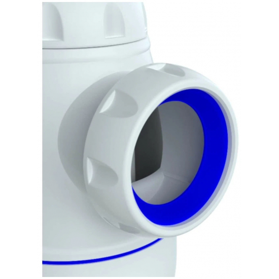 Сифон для раковины UNICORN A320V  1 1/2"*40 с носиком, с гофрой 40*40*50 