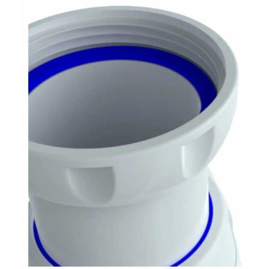 Сифон для раковины UNICORN A320V  1 1/2"*40 с носиком, с гофрой 40*40*50 