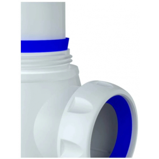 Сифон для раковины UNICORN A320V  1 1/2"*40 с носиком, с гофрой 40*40*50 