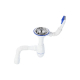 Сифон для раковины UNICORN B425P  3 1/2"*40 с прямоугольным переливом с гофрой 40*40*50 