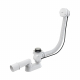 Сифон для ванны автомат ALCA PLAST  A51B белый пластик / металл
