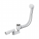 Сифон для ванны автомат ALCA PLAST  A51BM белый пластик / пластик