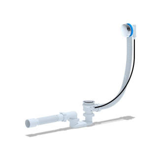 Сифон для ванны полуавтомат АНИ-ПЛАСТ 1 1/2"*40*50  ЕM601 ручка металл