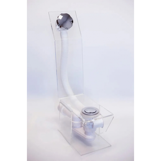 Сифон для ванны полуавтомат VEGA V55K 60 см хром