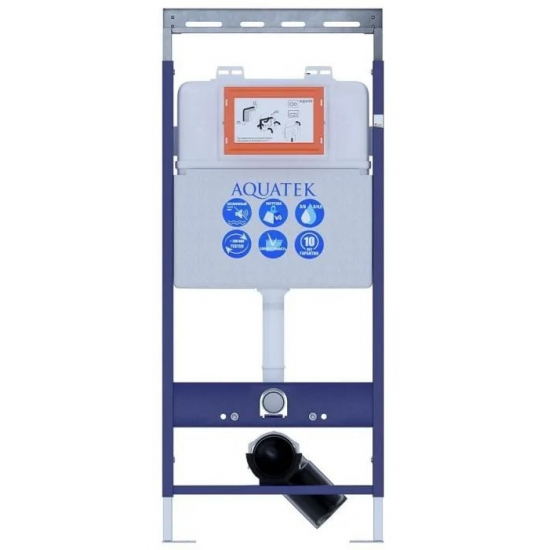 Система инсталляции для унитазов AQUATEK Easy Fix 51 INS-0000009 без кнопки