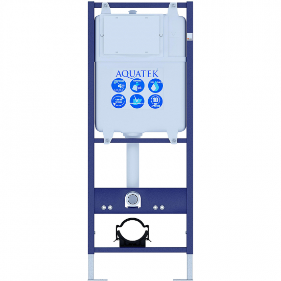 Система инсталляции для унитазов AQUATEK Standart 41 INS-0000011 со звукоизоляционной плитой
