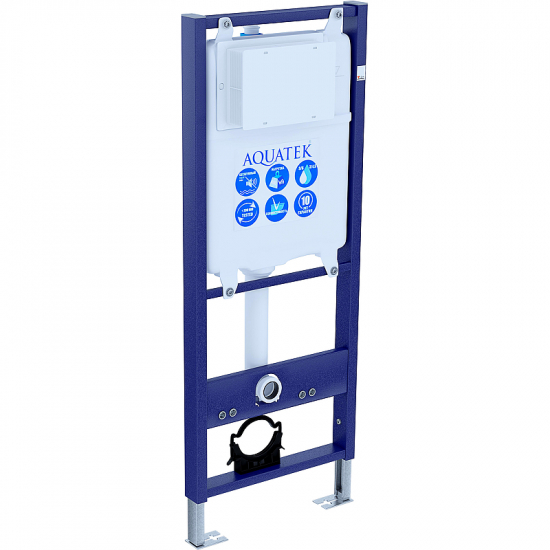 Система инсталляции для унитазов AQUATEK Standart 41 INS-0000011 со звукоизоляционной плитой