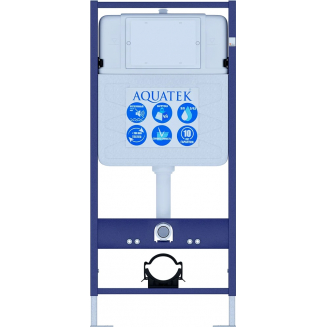 Система инсталляции для унитазов AQUATEK Standart 50 INS-0000012 со звукоизоляционной плитой