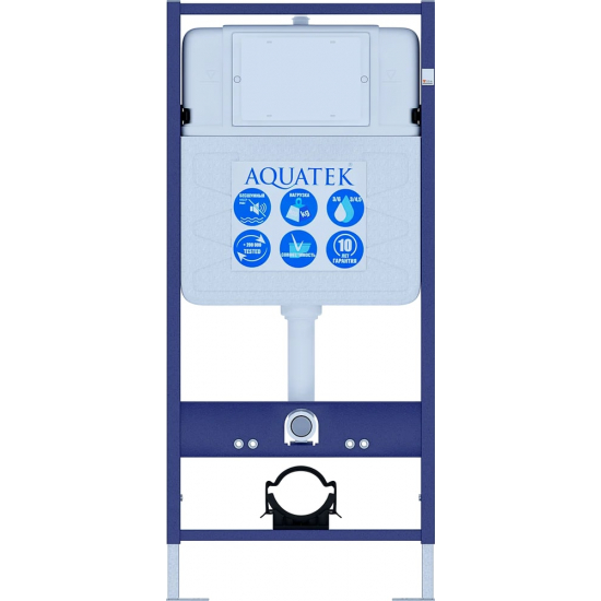 Система инсталляции для унитазов AQUATEK Standart 50 INS-0000012 со звукоизоляционной плитой